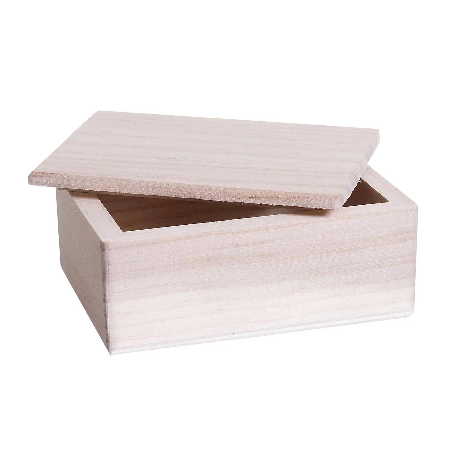 Darice 9149-16 Wood Box with Lid, 3-1/2-Inch, 3.5&quot; x 2.5&quot; x 1.4&quot;, Natural