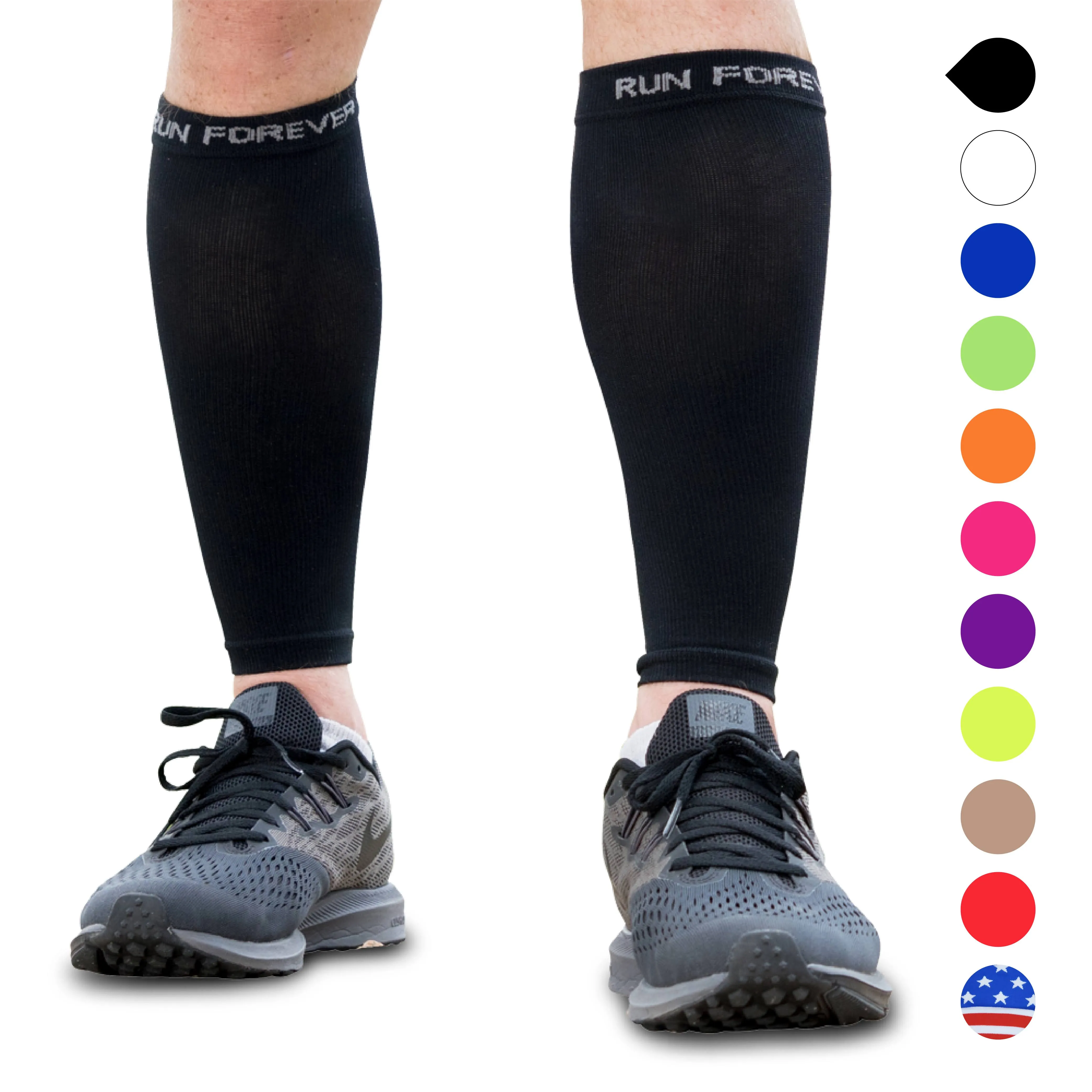 Run Forever Calf Compression Sleeves