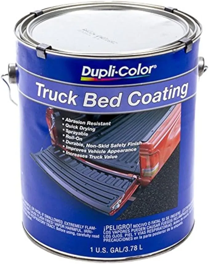 Dupli-Color TR252 Truck Bed Coating Spray Paint - Black - Gallon