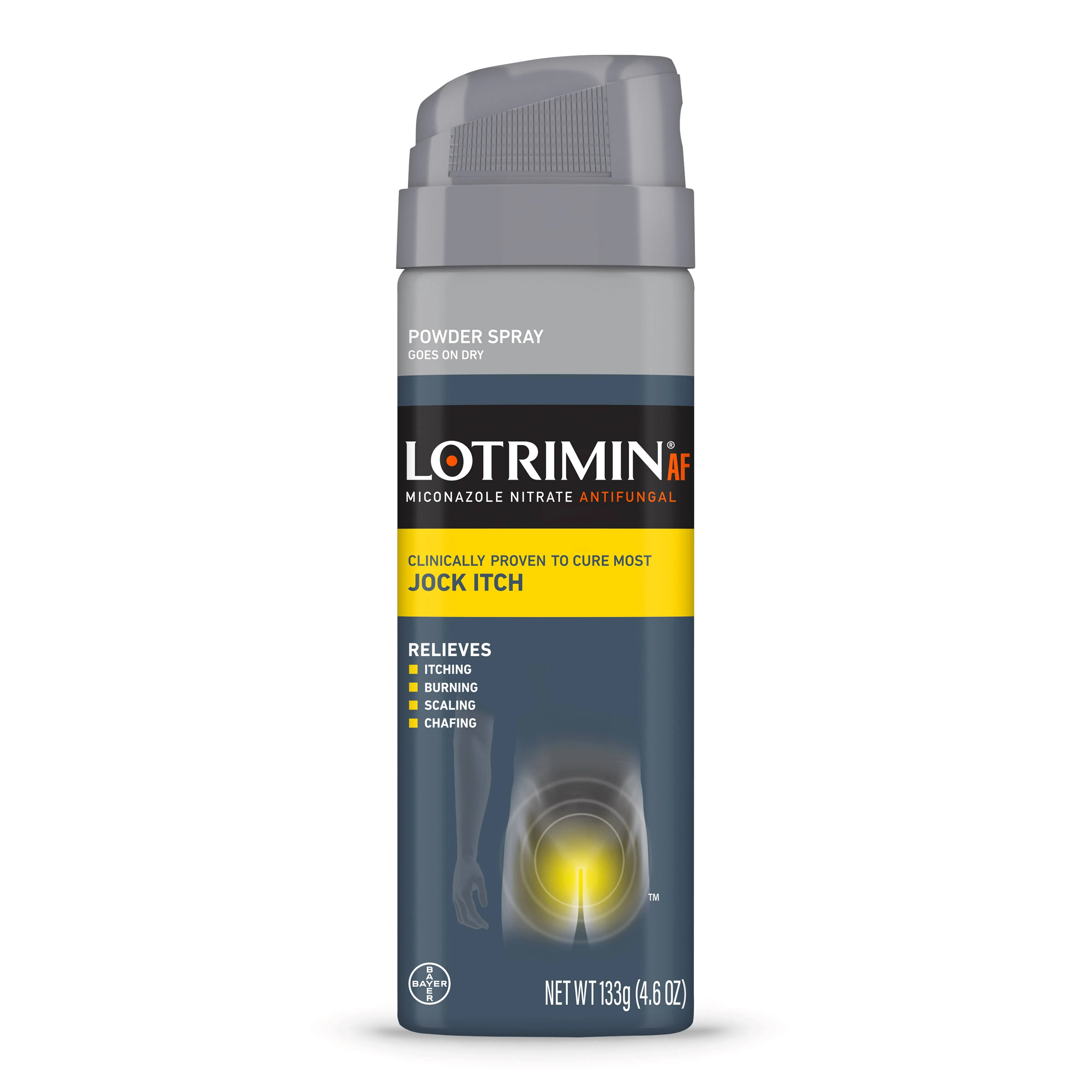 Lotrimin Antifungal Jock Itch Spray Powder 4.60 oz