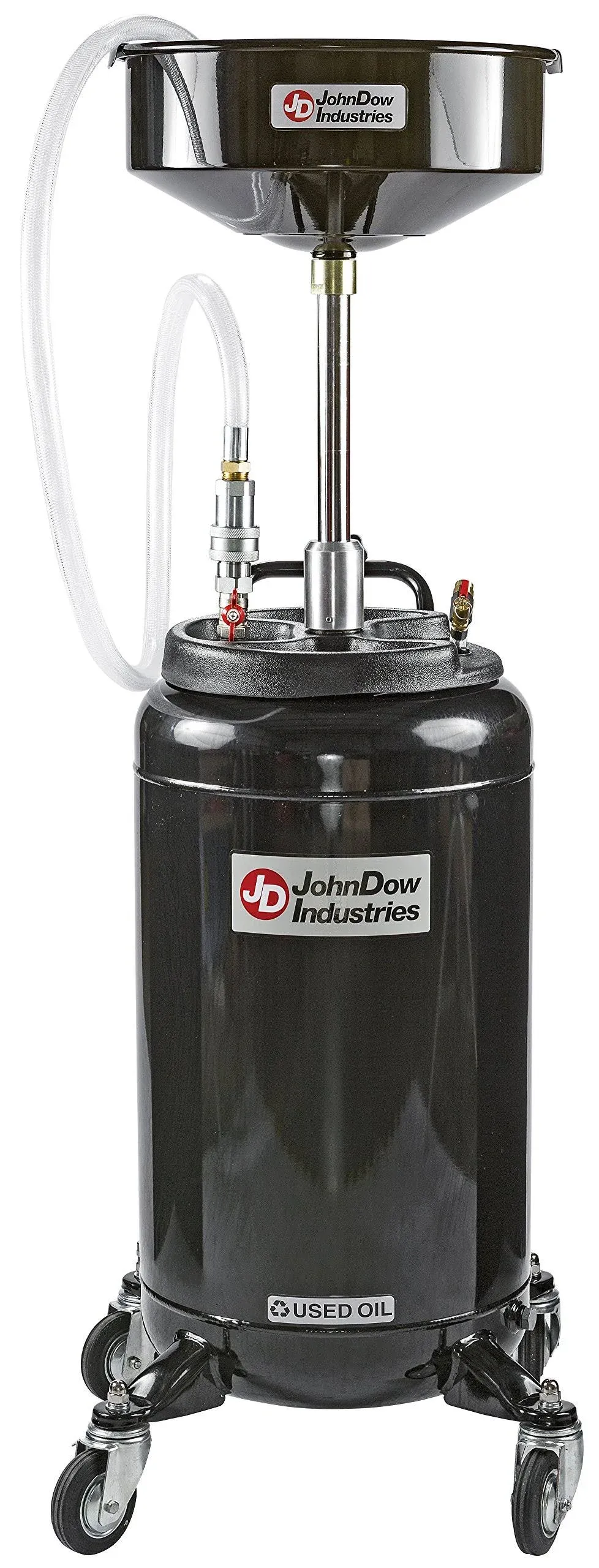 John Dow Industries 25 Gallon Self Evacuating Oil Drain JDI-25HDC