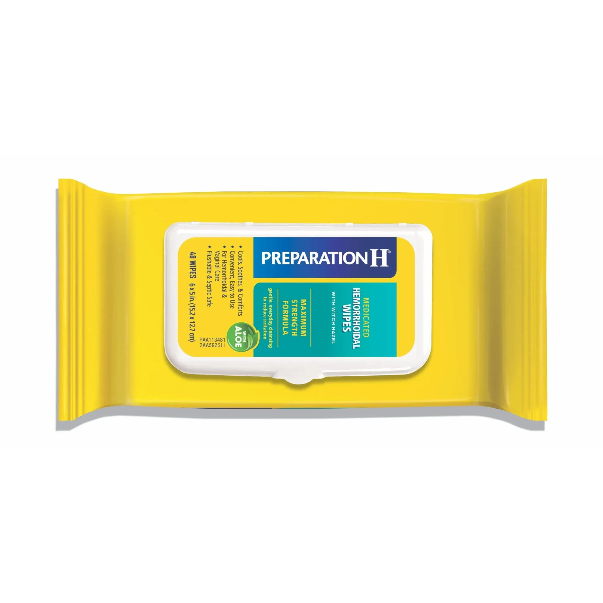 Preparation H Medicated Wipes