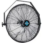 Tornado - 18 inch High Velocity Industrial Wall Fan with TEAO Enclosure Motor - 4000 CFM - 3 Speed - 6.5 ft Cord - Industrial, Commercial,