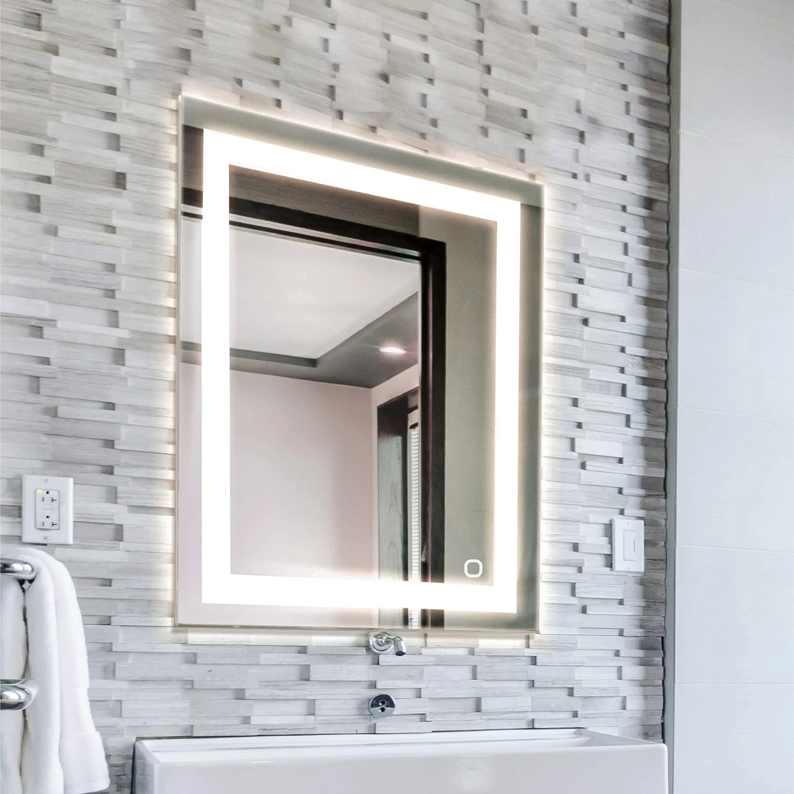 Homewerks 24"x30" LED Bathroom Mirror