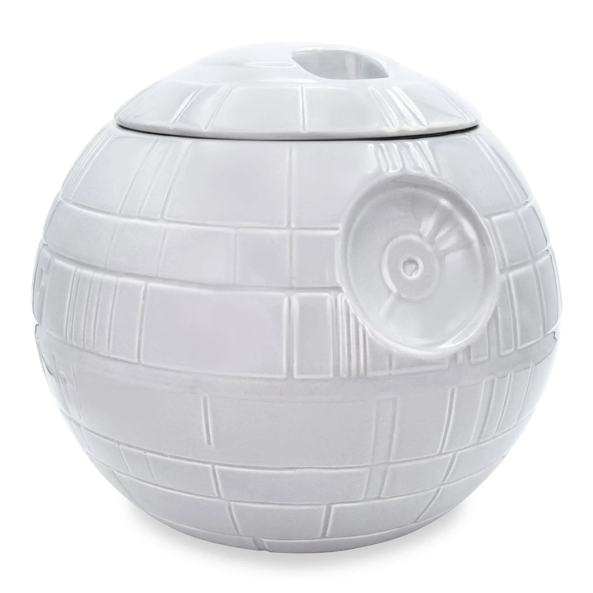 STAR WARS Death Star 10-Inch Ceramic Cookie Jar Container With Lid | Kitchen Storage For Snacks