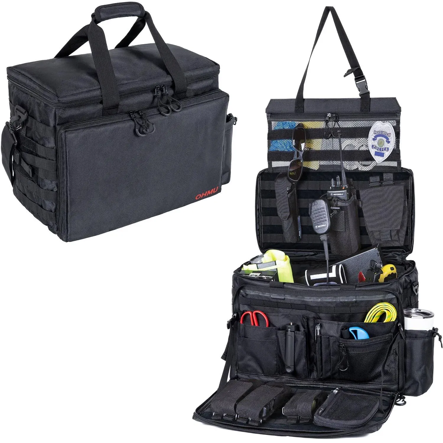 Patrol Bag Organizer for Law Enforcement Police Gear and Military Grade