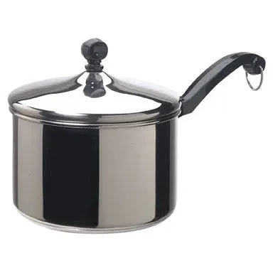 Farberware - Classic 3-Quart Covered Saucepan - Stainless Steel