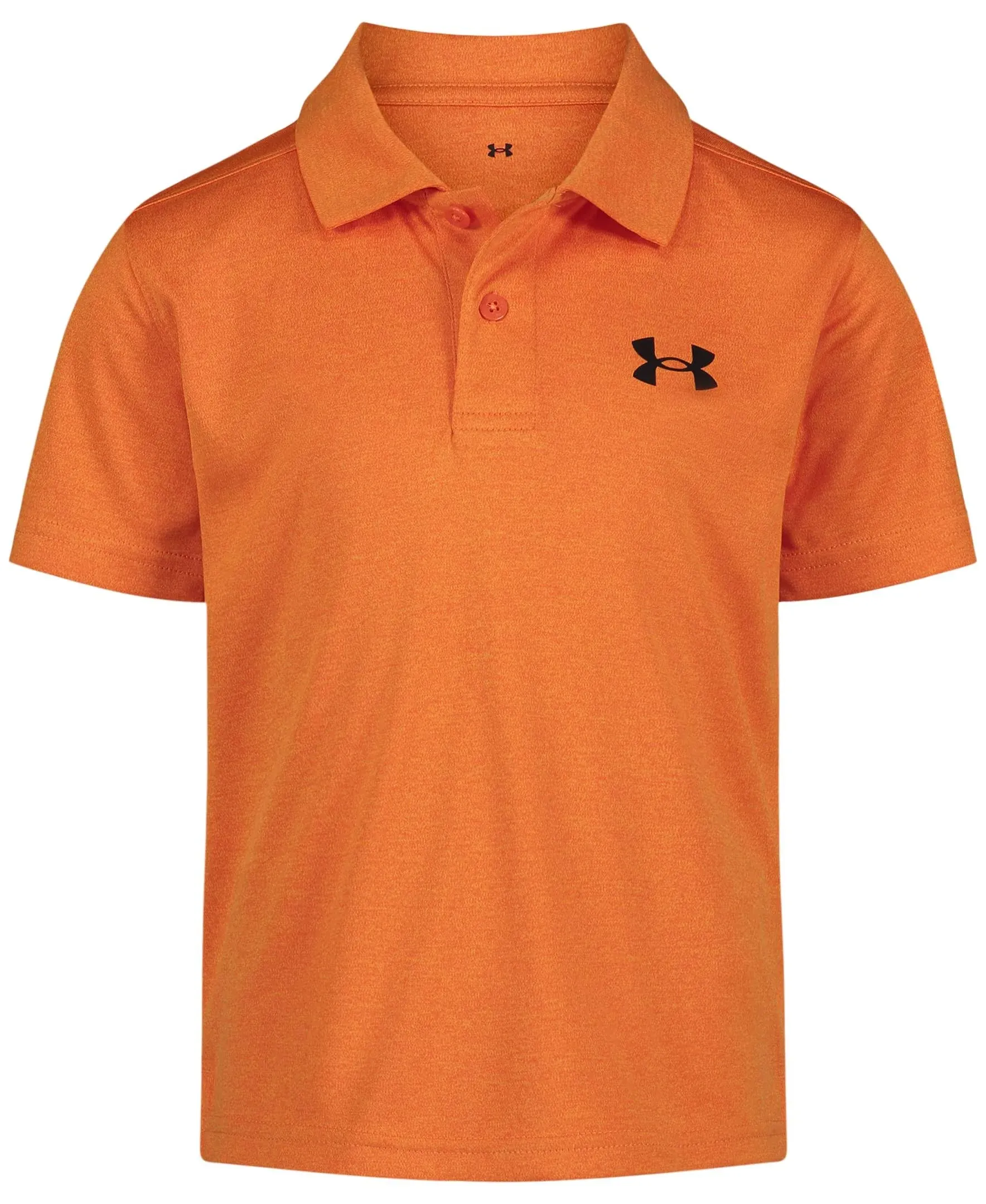 Under Armour Boys' Short Sleeve Ua Match Polo Collared Shirt, Chest Logo, Soft & Comfortable