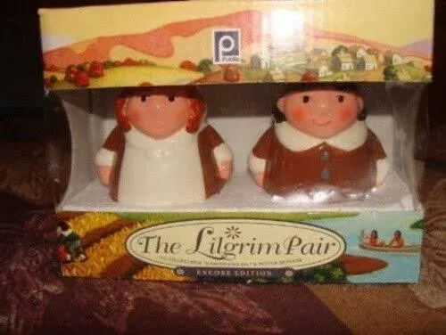 The Lilgrim Pair Pilgrim Salt and Pepper Shakers by Publix