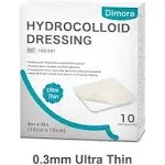 Dimora Hydrocolloid Wound Dressing Extra Large Hydrocolloid Patches for Burns Hydrocolloid Dressing Bandage for Burns