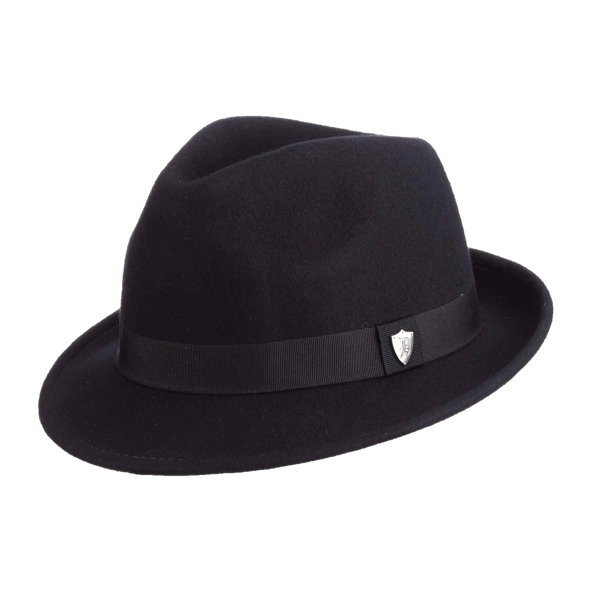 Scala Wool Felt Fedora- Fremont Black Men's Hat