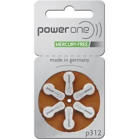 Power-One Hearing Aid Batteries Size