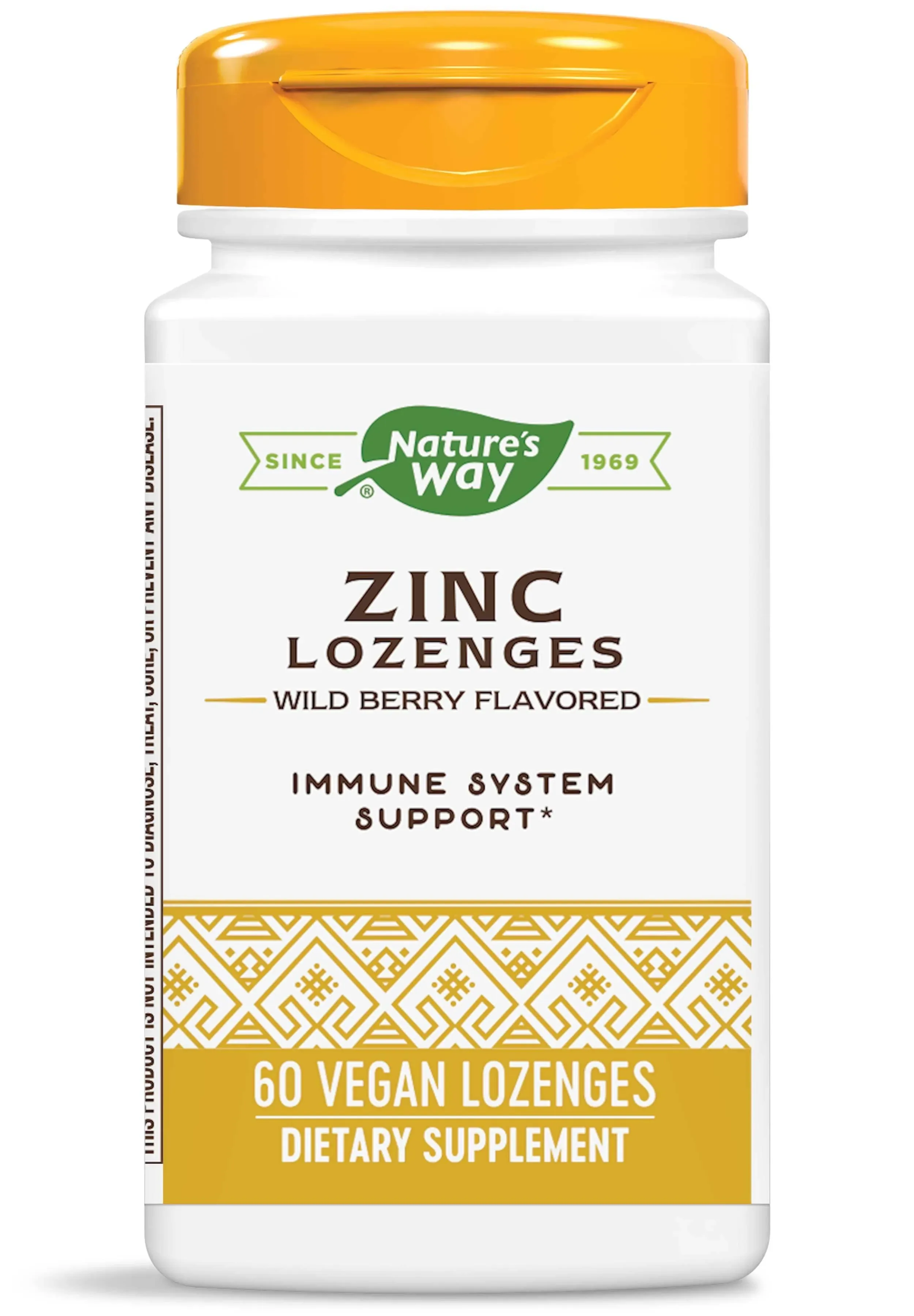 Natures Way Zinc Lozenges, Wild Berry Flavored - 60 lozenges