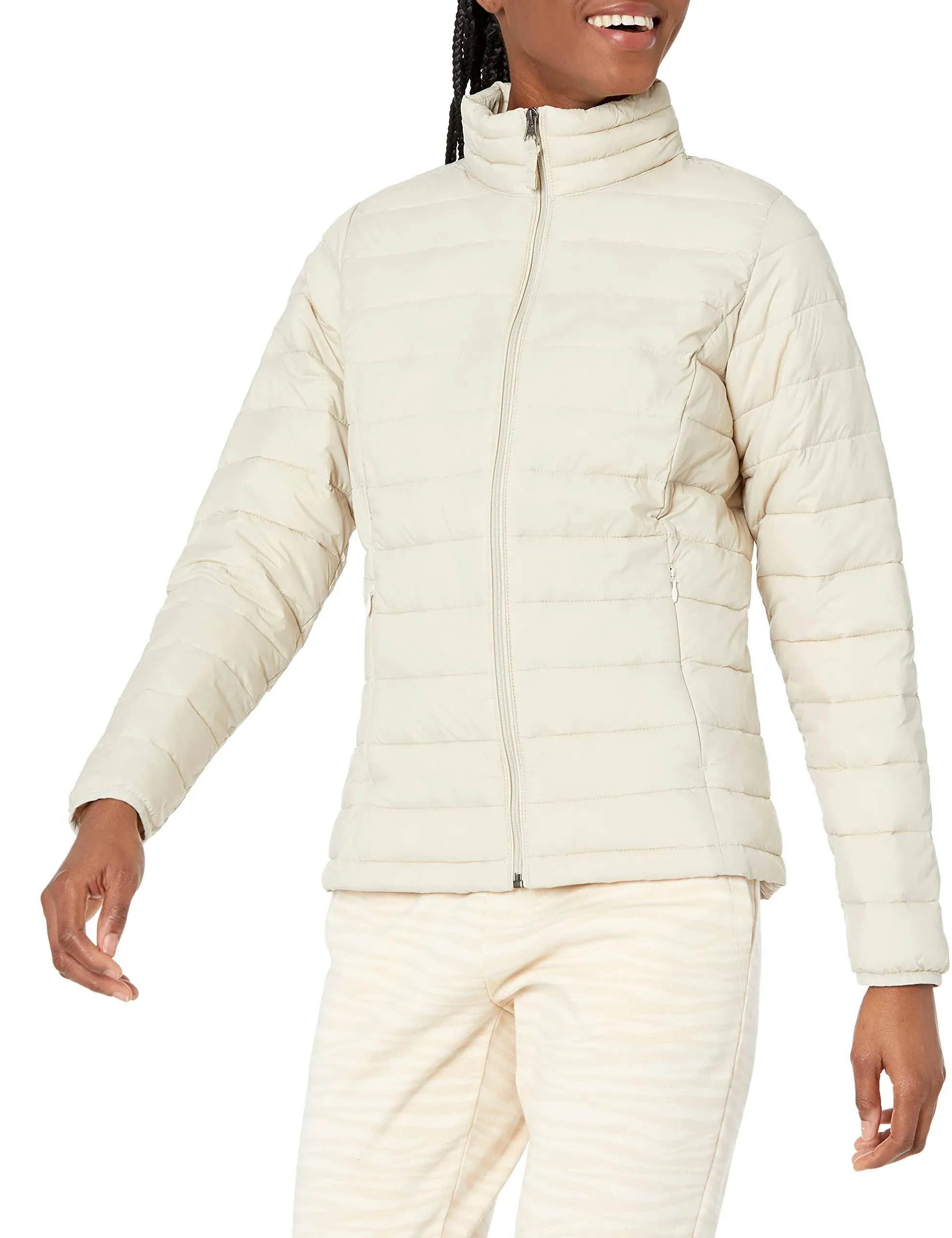 Women&#x27;s Lightweight\u205fLong-Sleeve Water-Resistant Puffer Jacket