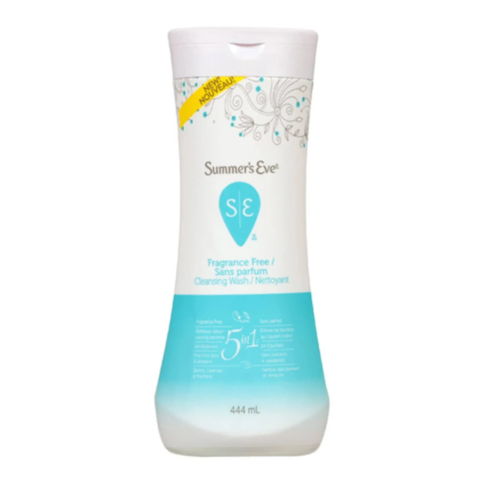 Summer's Eve fragrance Free 5-in-1 cleansing wash 444ml