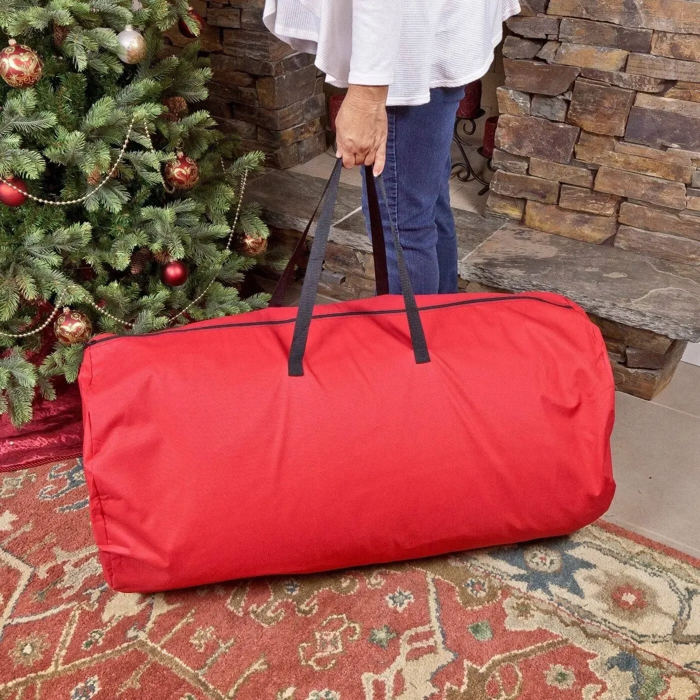 LLC Large Red All Purpose Storage Bag