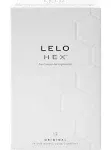 Lelo Hex Original Re-Engineered Latex Condoms, 12 Count