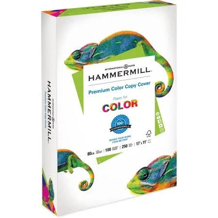 Hammermill Color Copy Digital Cover Stock 80 lbs. 11 x 17 White 250 Sheets