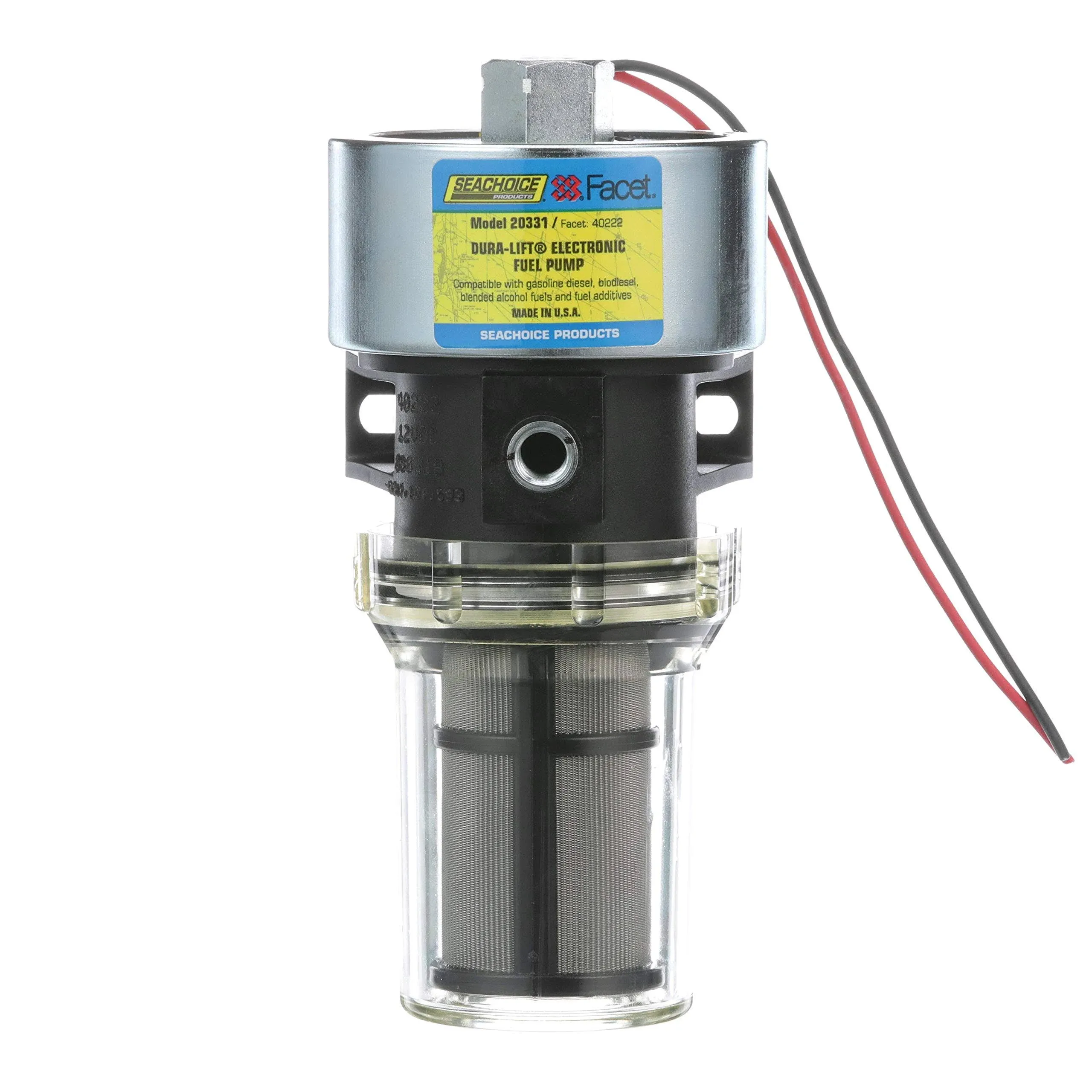 Seachoice Dura-Lift Electronic Fuel Pump, Solid State Construction, 120 in. L...