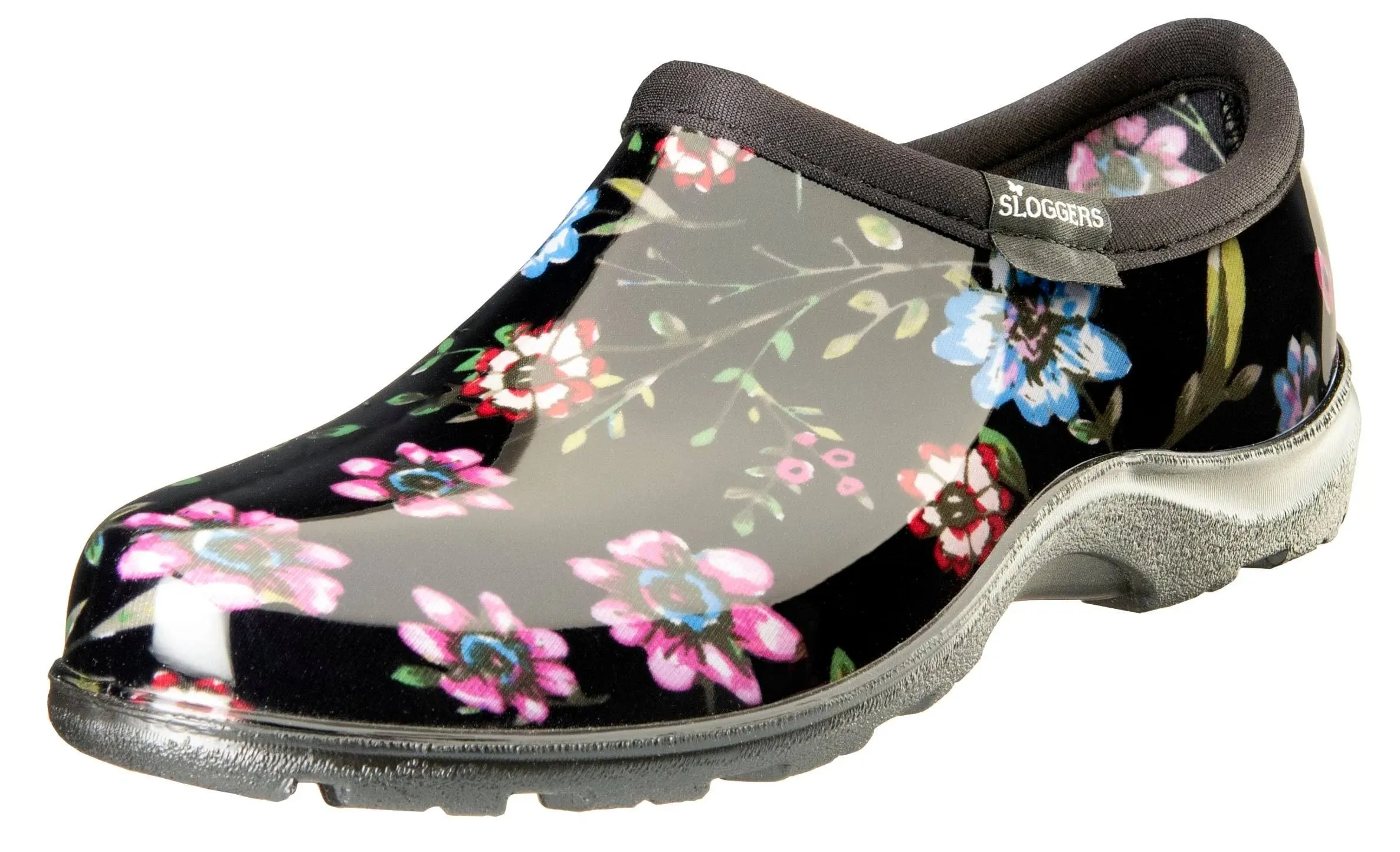 Sloggers Women's Ditsy Spring Print Waterproof Slip-On Garden Shoes