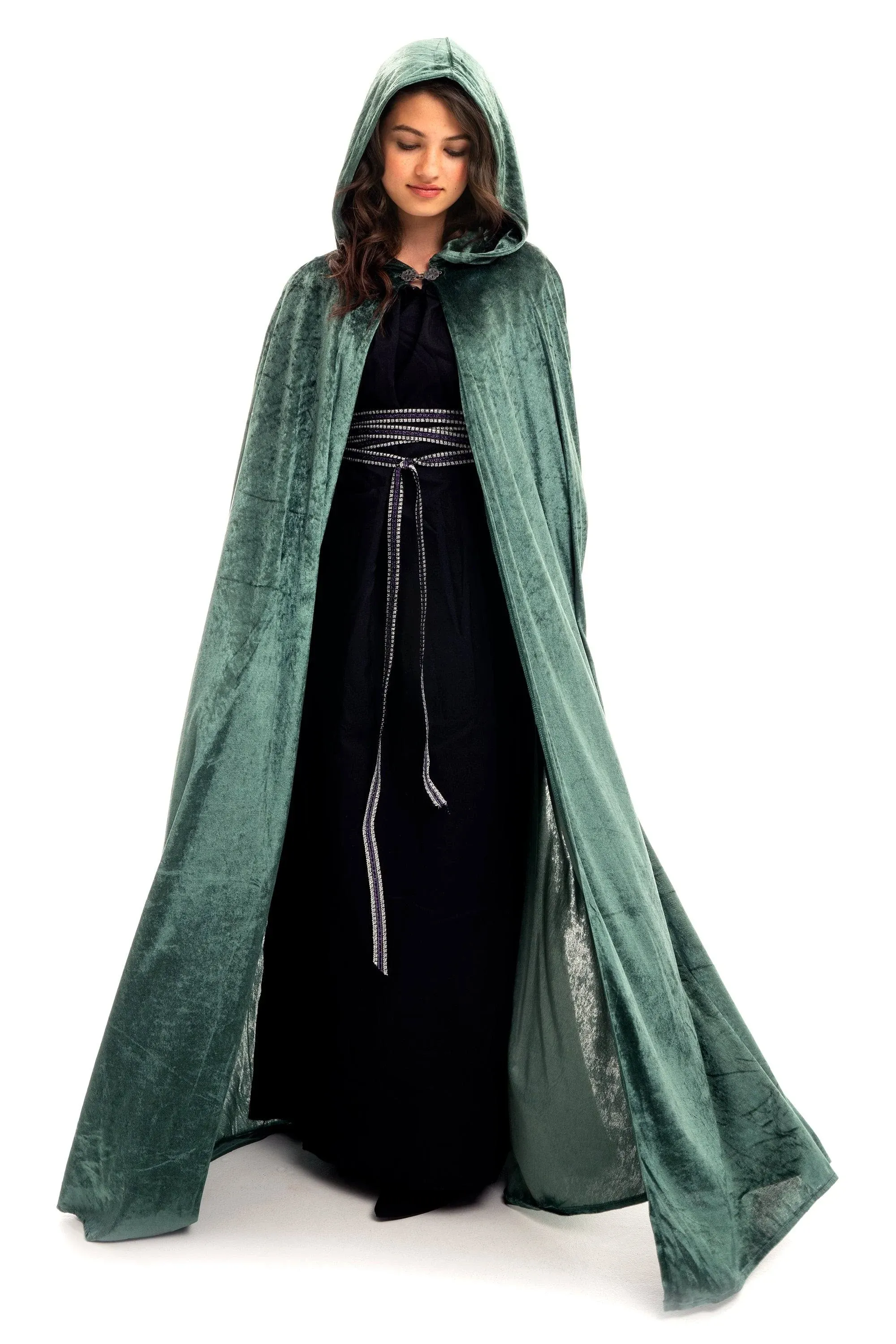 Little Adventures 55013 Adult Woodland Green Cloak Costume - One Size