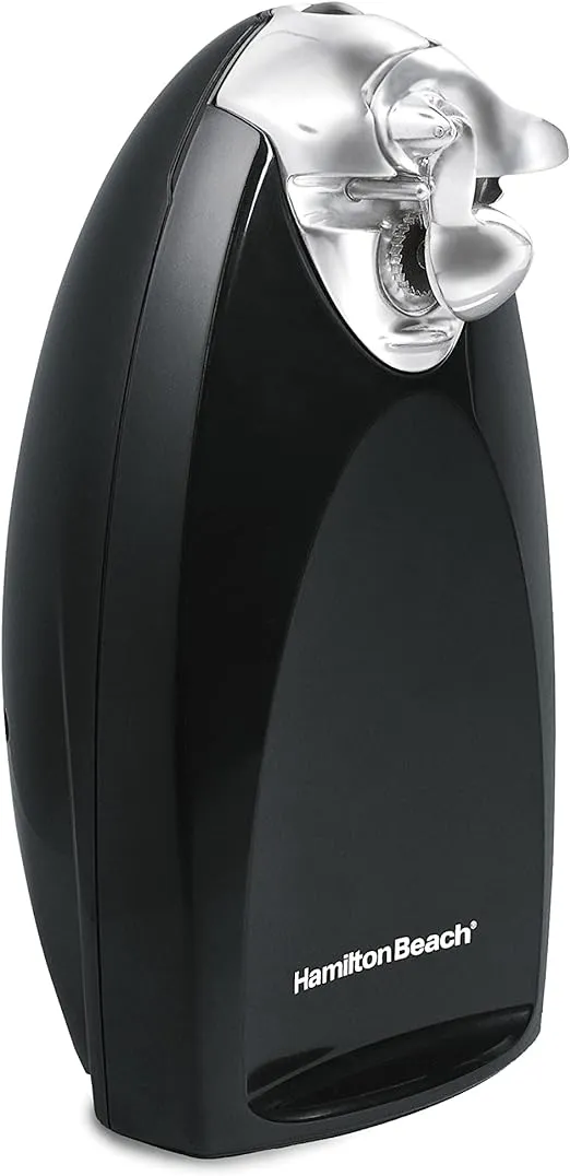 Hamilton Beach Classic Chrome Extra-Tall Can Opener - BLACK