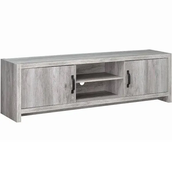 Coaster Grey Driftwood TV Console