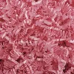 Crinkle Cut Paper Shred Filler (1 LB) for Gift Wrapping & Basket Filling - Light Pink