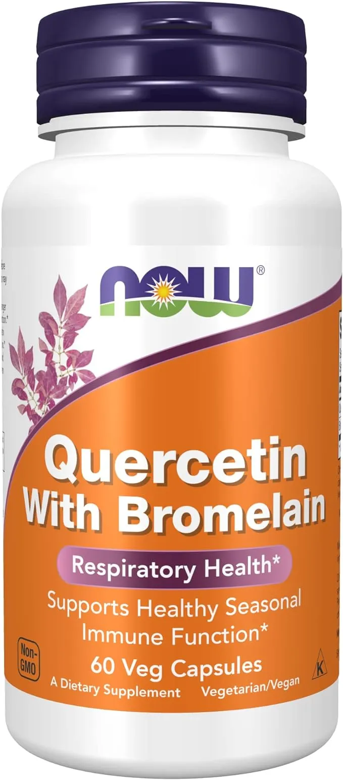 Now - Quercetin with Bromelain - 60 Veg Capsules