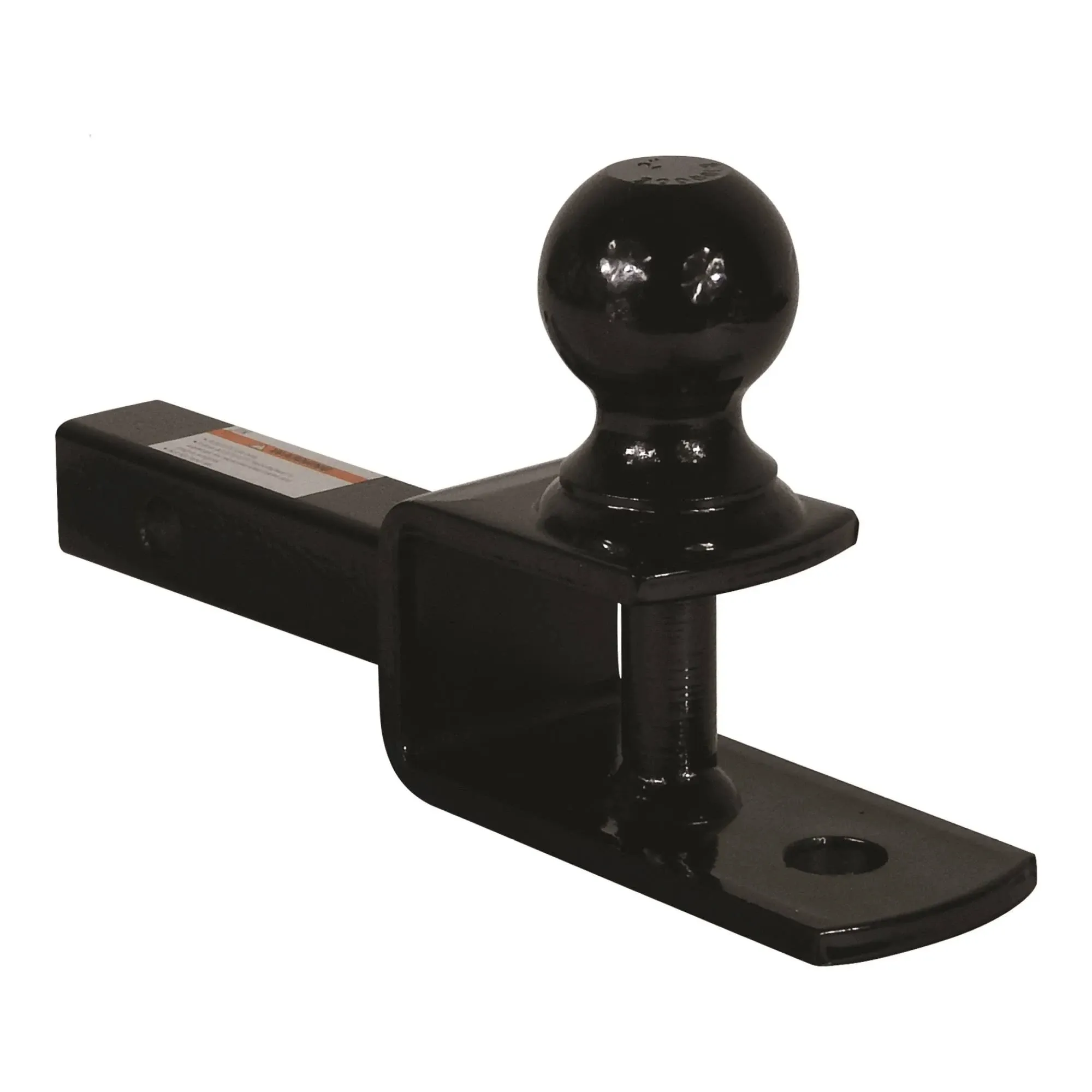 Extreme Max 5001.1379 3-in-1 ATV Ball Mount with 2" Ball - Solid Shank fits 1-1/4" Receivers