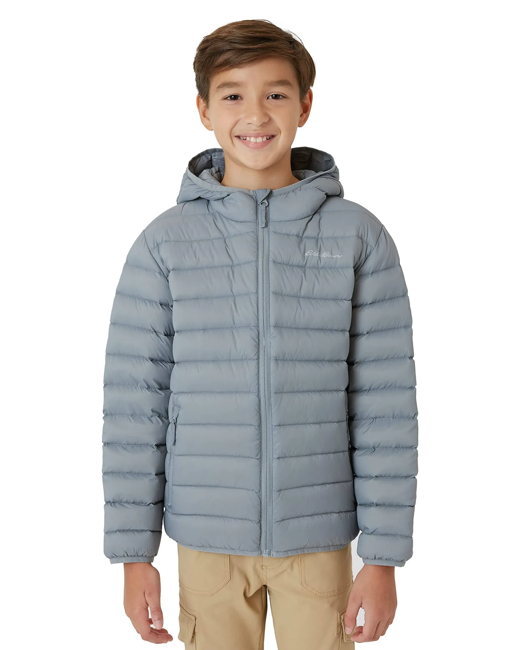 Eddie Bauer Kids Jacket - CirrusLite Weather Resistant Insulated Quilted Bubble ...