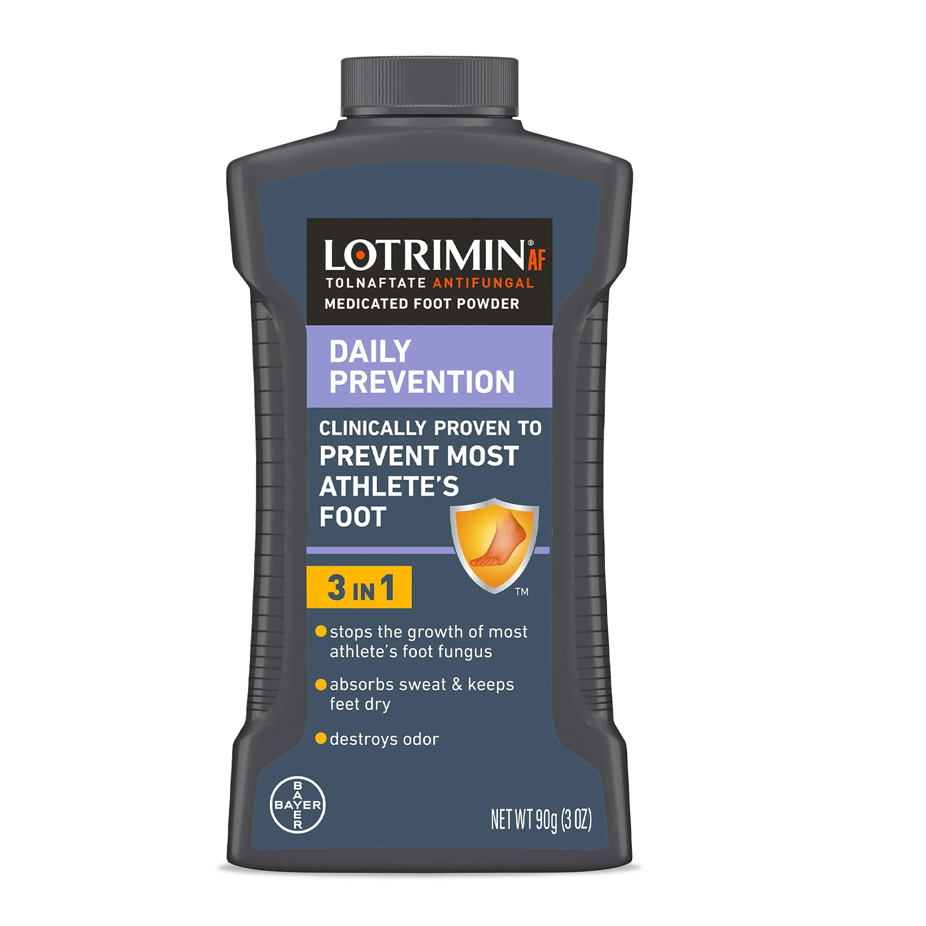 Lotrimin Daily Prevention Medicated Foot Powder 3 oz