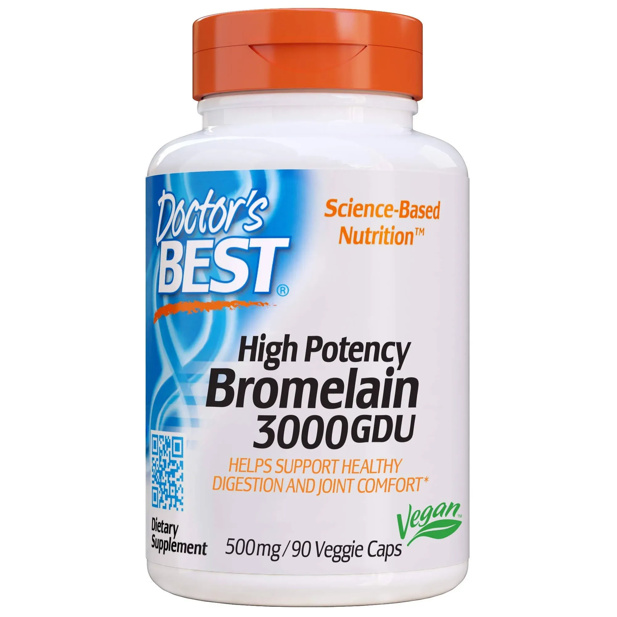 Doctor's Best Bromélaïne 3000 GDU à haute efficacité