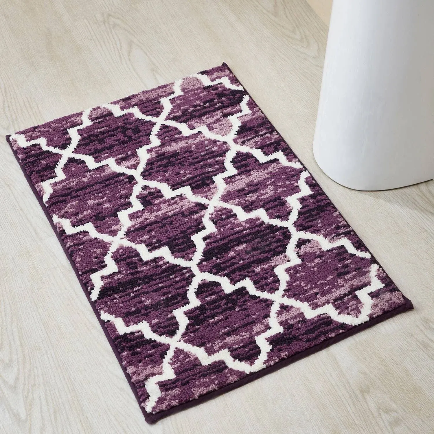 Better Trends Savio Collection Micro Polyester Rectangle Bath Rug