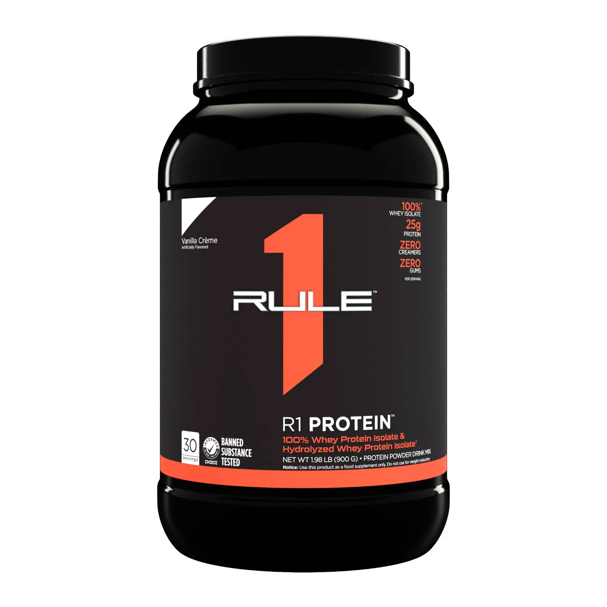 Rule 1 R1 Protein Isolate - 1lb Chocolate Fudge