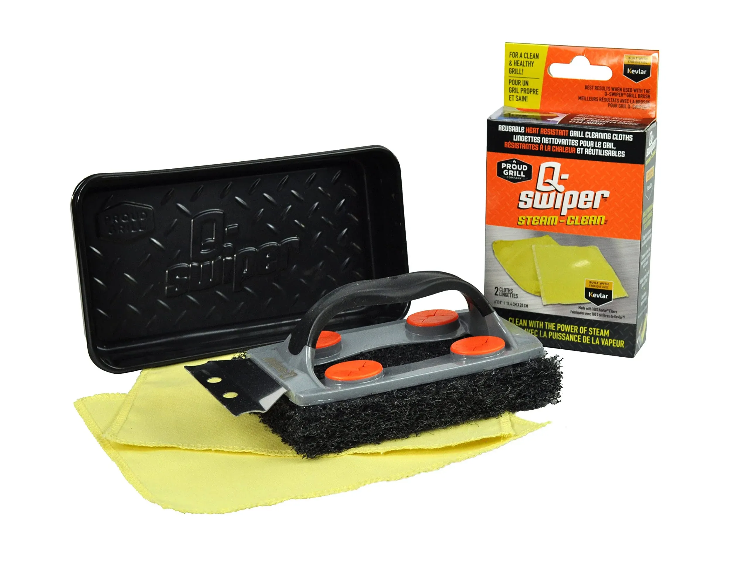 Proud Grill Q-Swiper Steam-Clean Grill Cleaning Kit