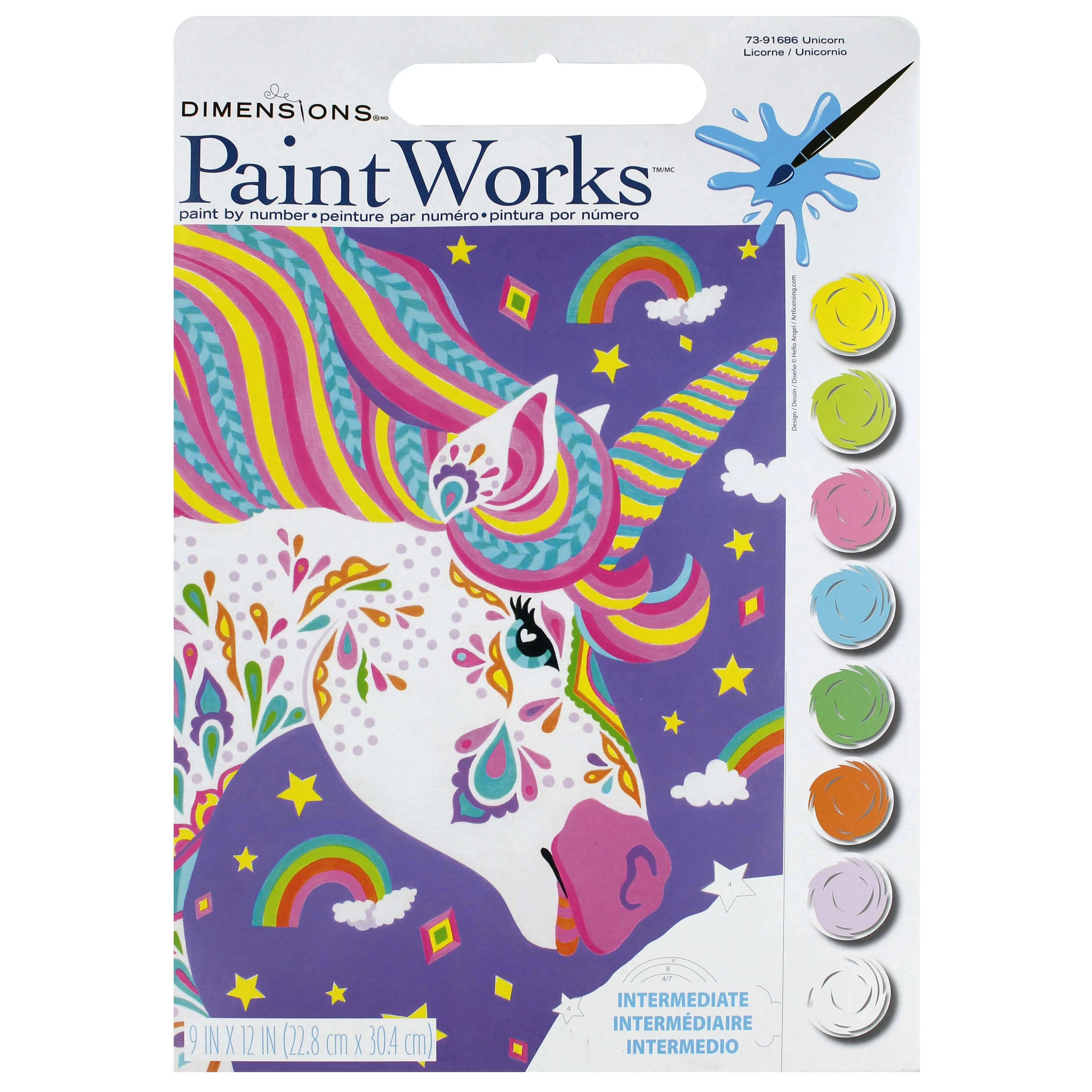 Unicorn Paint by Number Kit