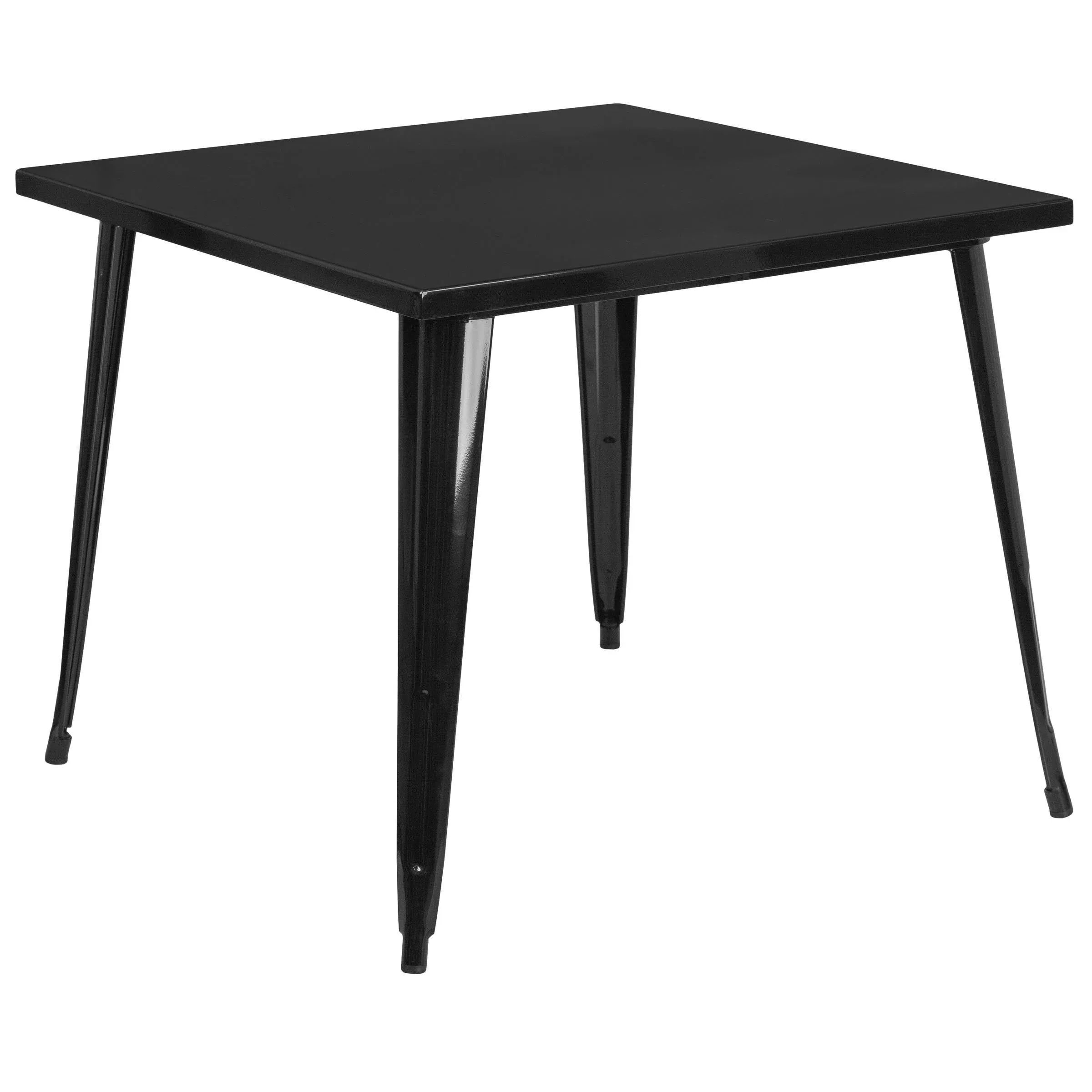 Flash Furniture Square Metal Indoor-Outdoor Table