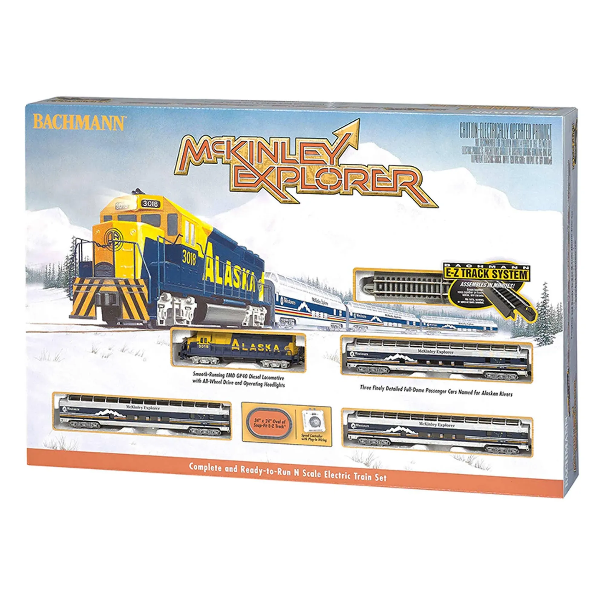 Bachmann N McKinley Explorer Train Set