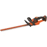 BLACK+DECKER 20V MAX Cordless Hedge Trimmer with Power Command Powercut, 22-Inch (LHT321FF)