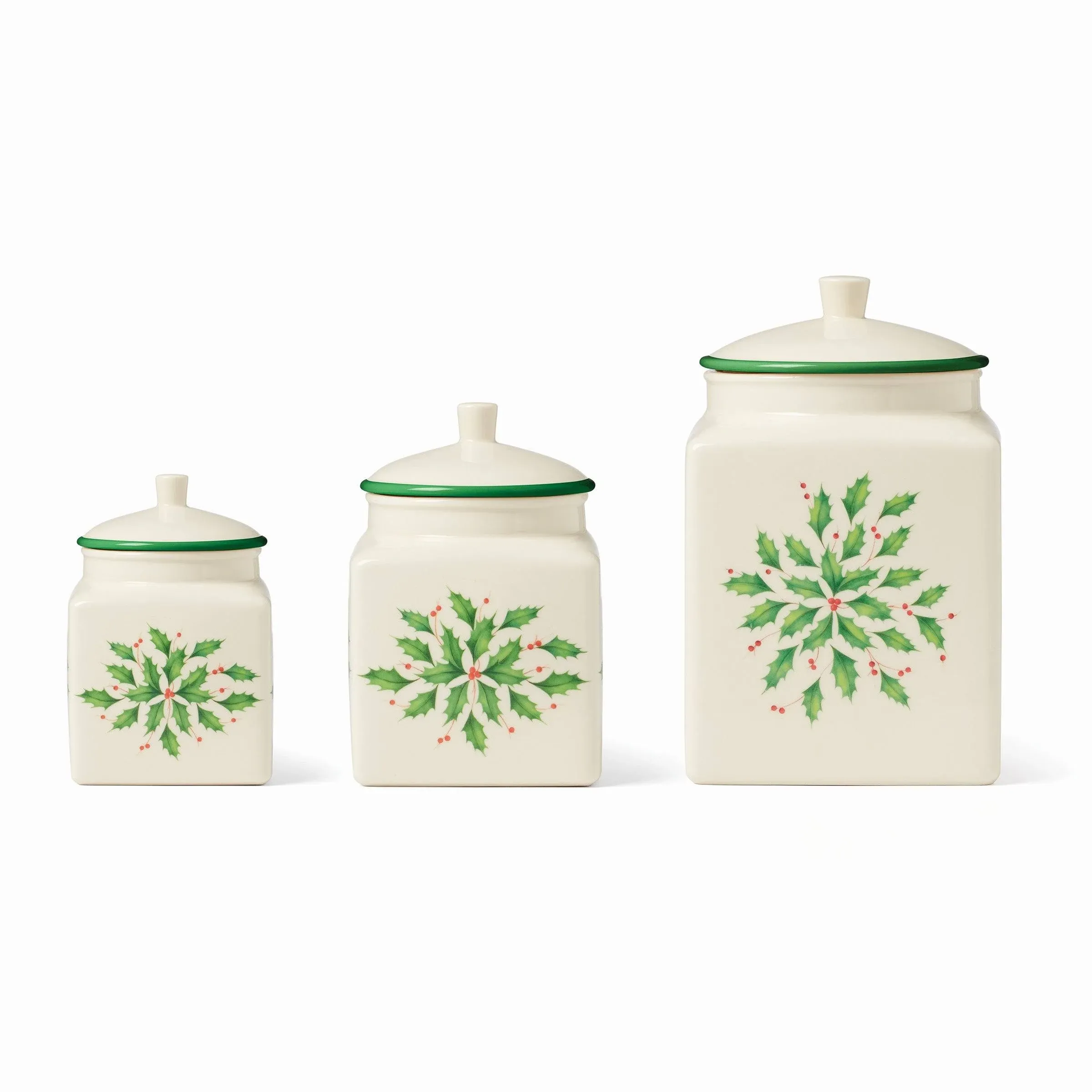 Lenox Holiday Canister Set of 3