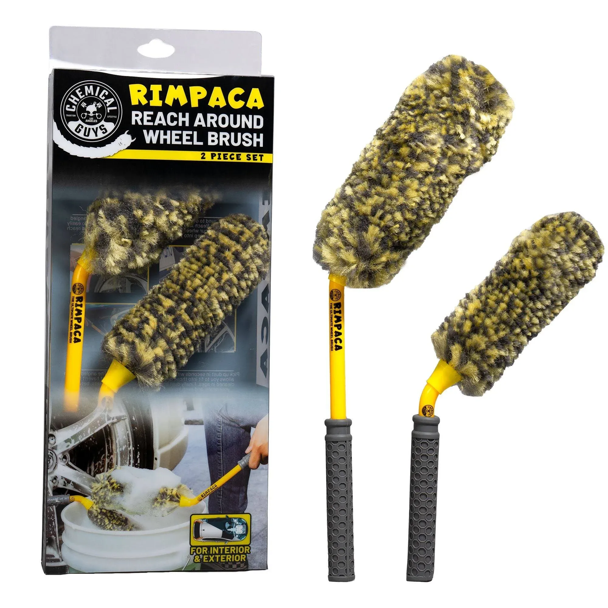 Rimpaca Reach Around Wheel Brush 2-Piece Set