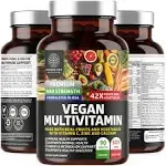 N1N Premium Plant Based Multivitamin 86 Powerful Ingredients Men & Women Daily Multivitamins with Raw Veggies and Fruits Probiotics Alfalfa Echinacea