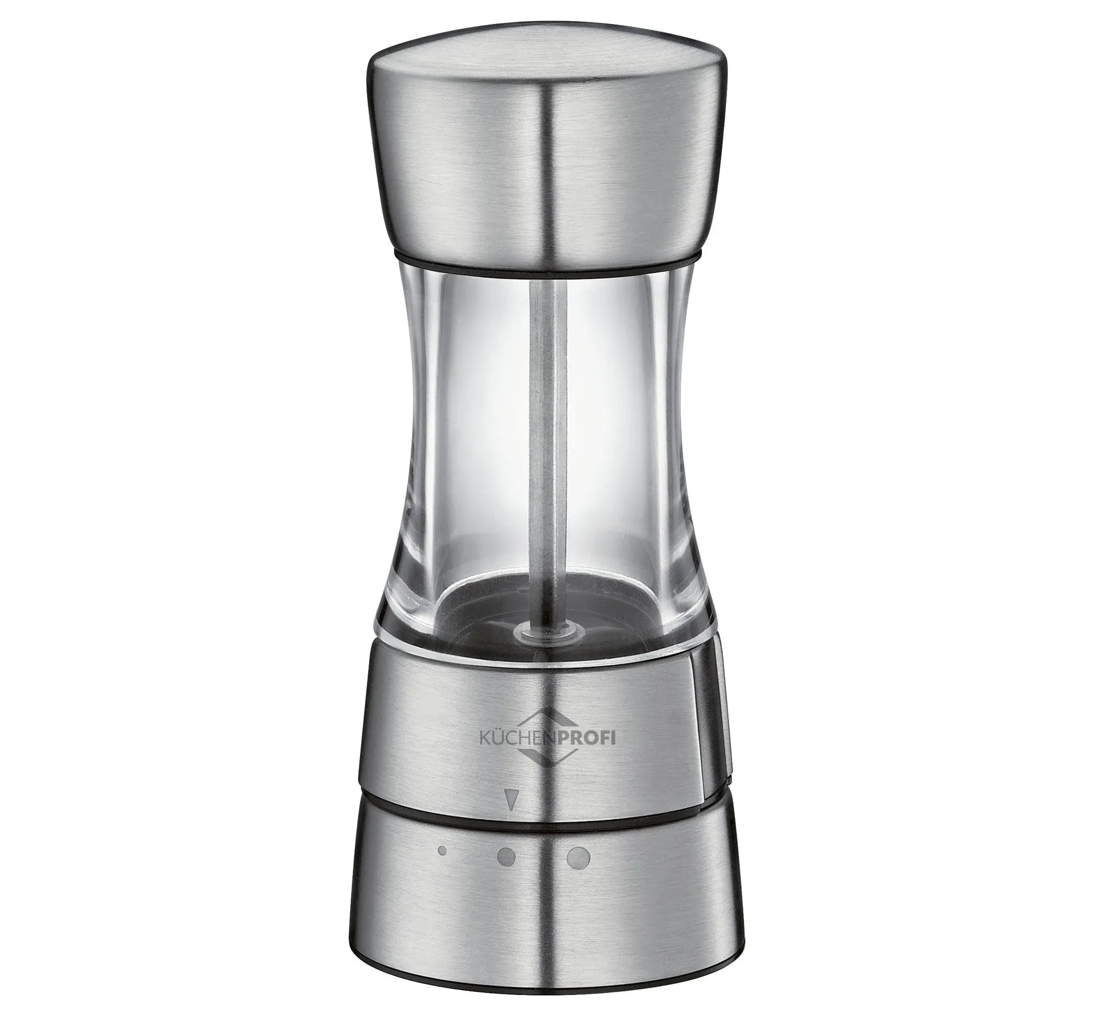 Acrylic/Stainless Steel Salt or Pepper Grinder Frieling Color: Silver