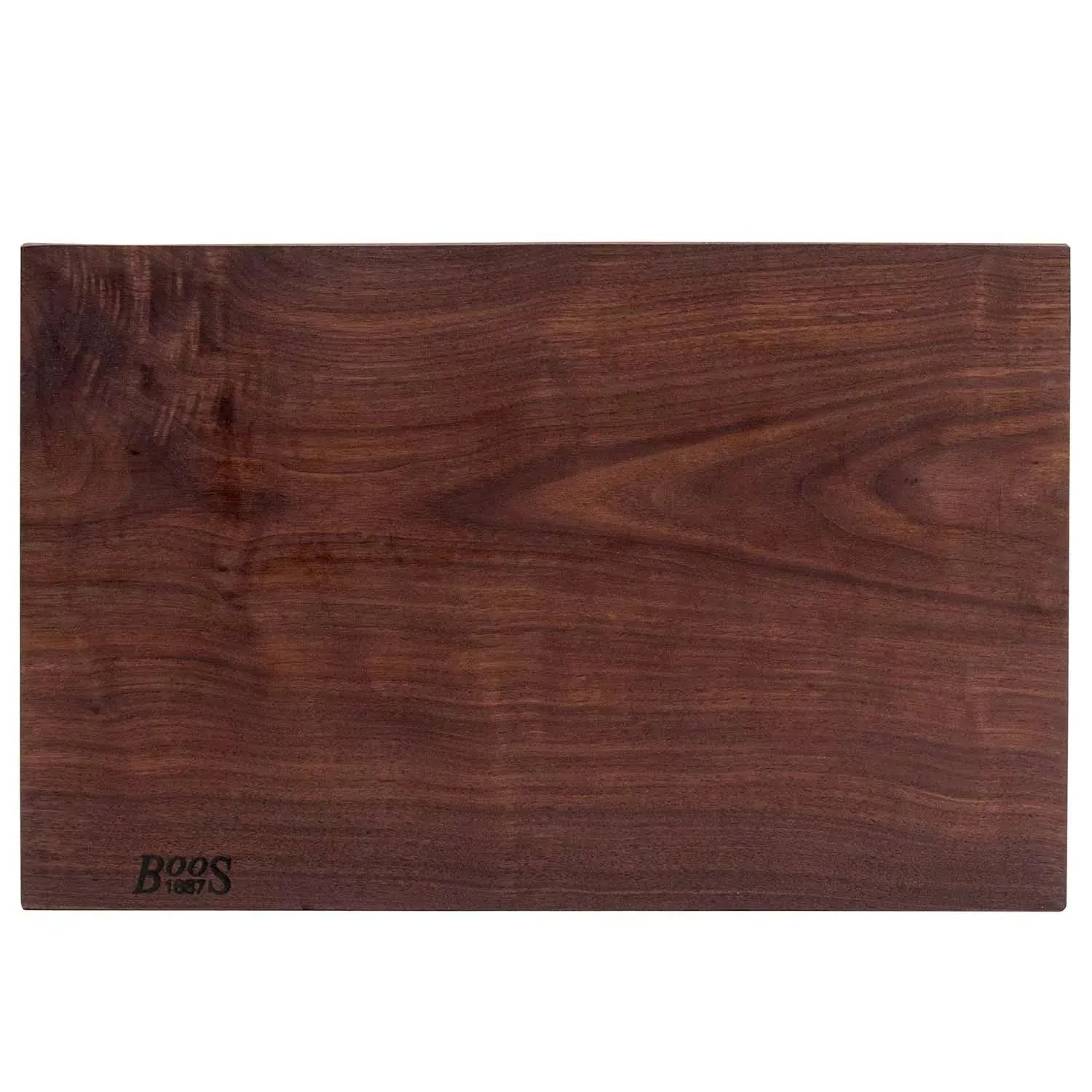 John Boos 21"x12" Rustic Edge Walnut Cutting Board