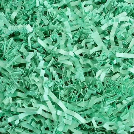 Thin Cut Crinkle Paper Shred Filler (1/2 LB) for Gift Wrapping & Basket Filling - Mint| MagicWater Supply