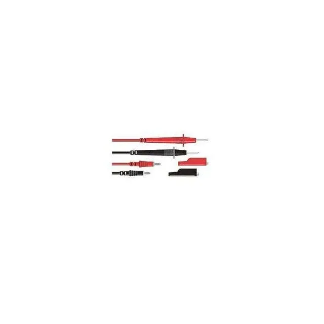 Triplett 79-127 48" Test Leads with Insulated Screw-On Alligator Clips