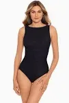 Miraclesuit Women's Rock Solid Regatta One Piece Swimsuit