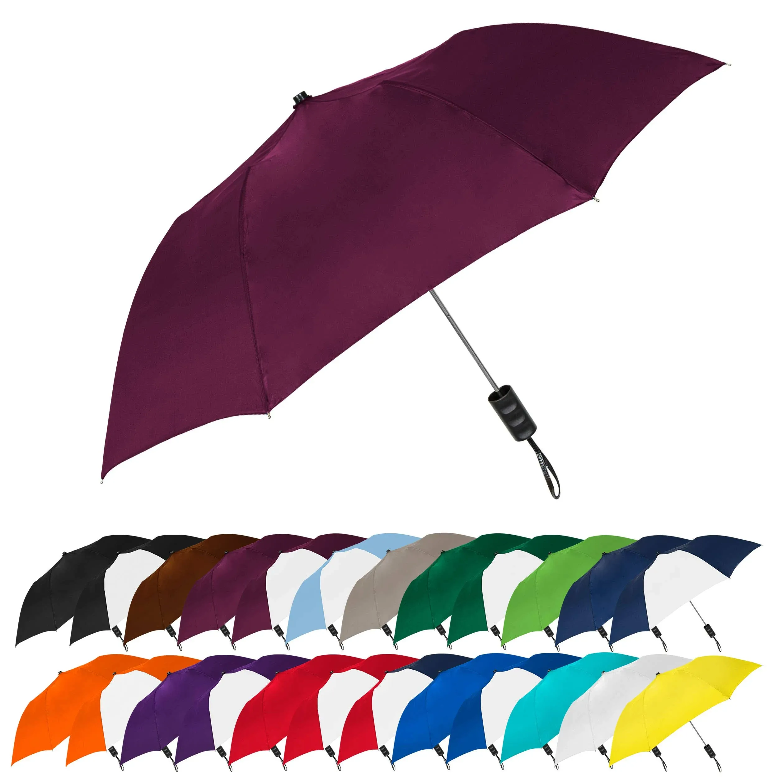 STROMBERGBRAND UMBRELLAS Spectrum Popular Style 15&#034; Automatic Open Umbrella L...