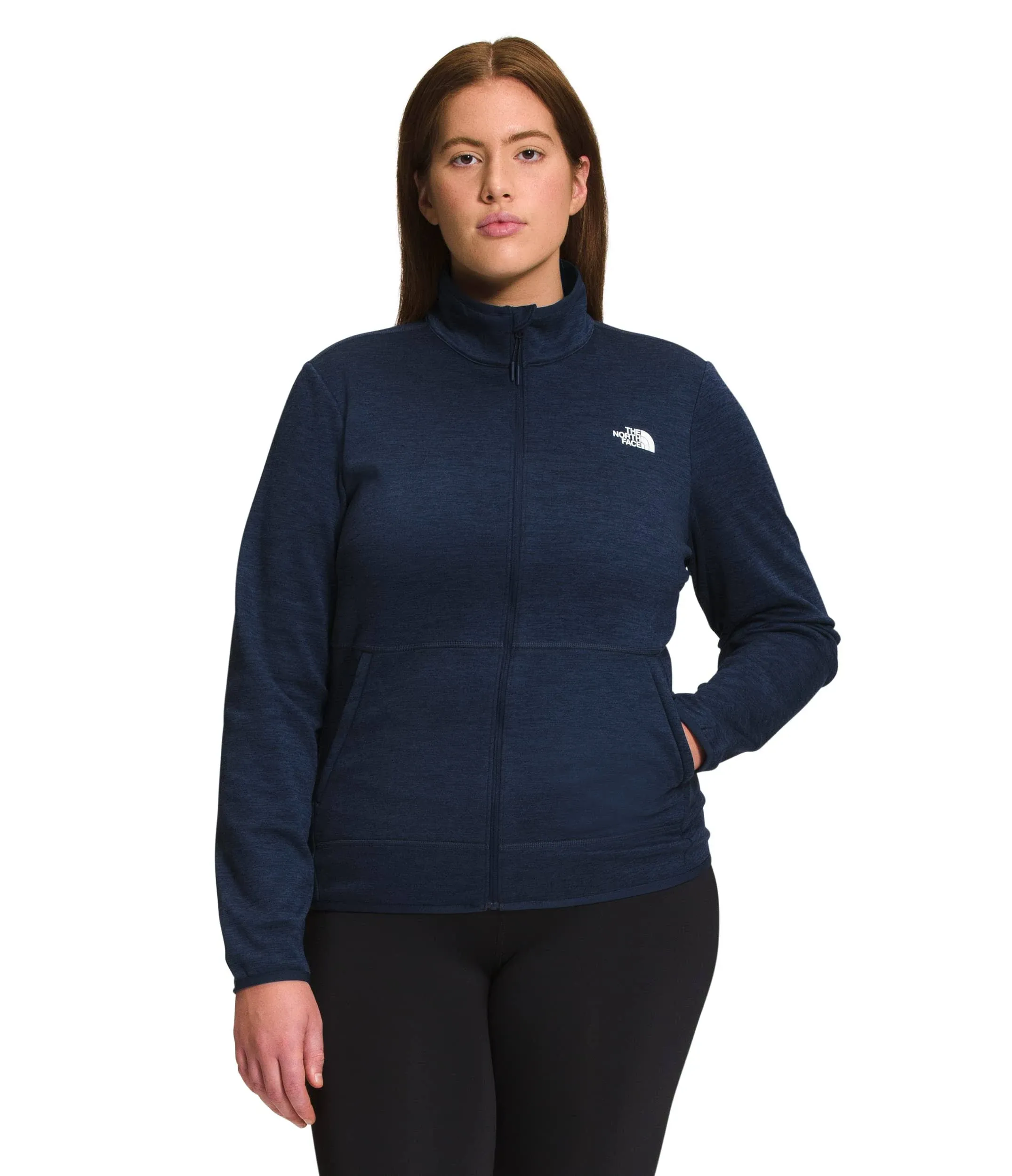 The North Face Canyonlands Full Zip Women's Clothing Summit Navy Dark Heather : Xs